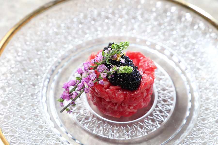Seared Caviar And Japanese Wagyu Beef Tartare